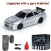 cb773834e2f13bae Upgrade Gyro Mini Toys 4WD 1/43 RC Speed Car RTR 2.4G Radio Control Racing Drifting Car Four-wheel Drive High Speed Model Gifts