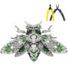 cb931eb9a9861091 Piececool 3D Metal Puzzles Cicada Insect Model and Tools Set Assembly DIY Toys Jigsaw for Adult Brain Teaser Desk Decoration