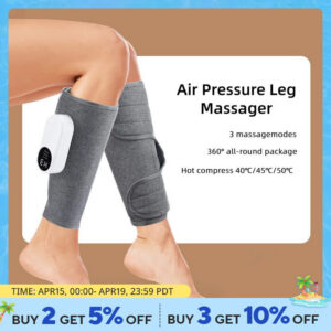 cb94515316857cb9 Electric Leg Charging Calf Air Compression Massager with Three Massage Modes Thigh And Knee 360° All-Round Packag