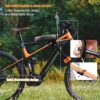 Kids Bike Seat with Handlebar Attachment, Detachable Front Mounted Child Bicycle Seats with Foot Pedals for Children 2~5 Years, Compatible with All Adult Mountain Bikes (Handle+Seat)