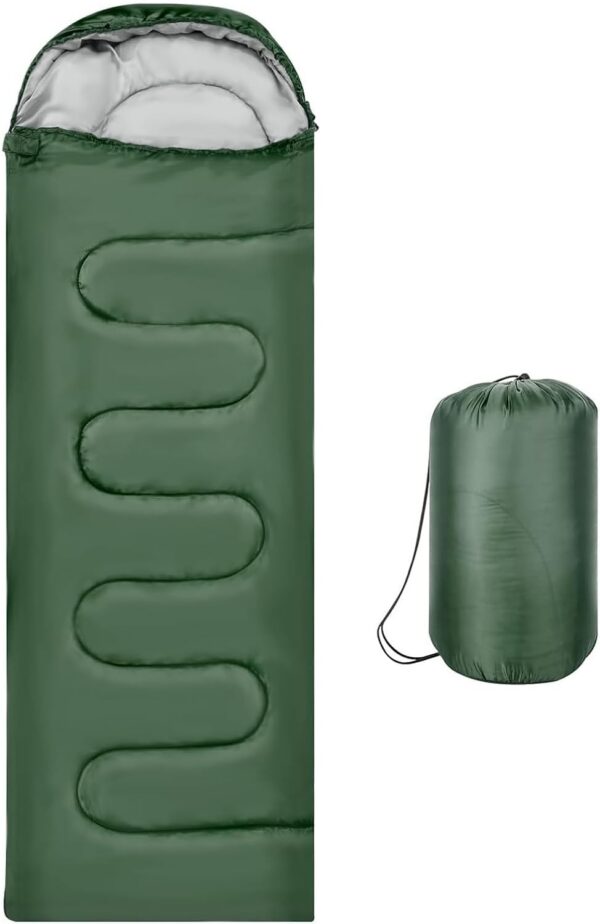 cbb25239dd2a6c6f Holdfiturn Sleeping Bags for Adults, Backpacking Lightweight Waterproof Single Sleeping Bag, Rectangular Envelope Sleeping Bag, 3 Seasons of Camping Hiking and Outdoors for Adults & Kids Red