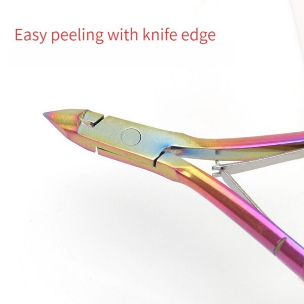 cbb4e6313877f249 Cuticle Nipper Clipper 1 Pcs Colorful Scissor Plier Dead Skin Remover Clear Nail Art Tool for Beauty Salon