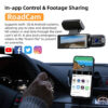 cbd1f273ea719c89 1080P WIFI Dual camera Dash Cam for cars,Front And Inside,car camera with IR Night Vision,Loop Recording,wide angle Car DVR Came