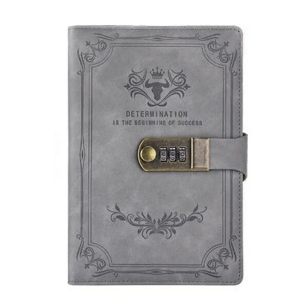 cbd44114a045762c A5 200 Pages Retro Password Book with Lock Diary Thickened Creative Hand Ledger Student Notepad Stationery Notebook Binder