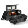 cbd56dd794e3bb71 1:32 Tesla Cybertruck Pickup Trailer Alloy Car Model Diecast Metal Toy Off-road Vehicle Truck Model Sound & Light Kids Gifts