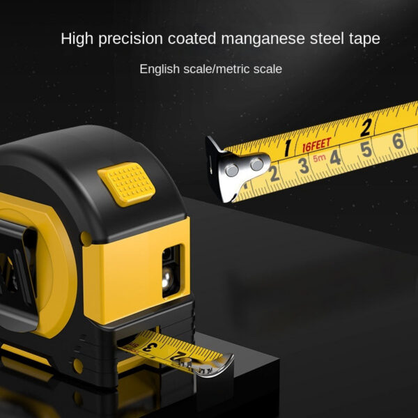 cbe04673a9208b99 40/60M Tape Measure Distance Meter Stainless Digital Retractable Roll Cord Rangefinder Woodworking Laser Measuring Tool