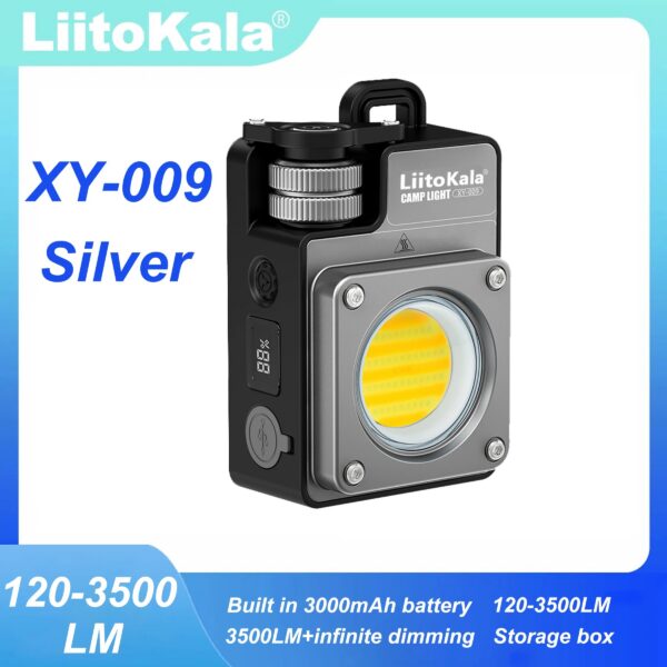 cbe2a5b36328afc6 LiitoKala XY-009 Portable Rechargeable LED Camping Light Multi-Functional Carry-On Outdoor Activity Long Life