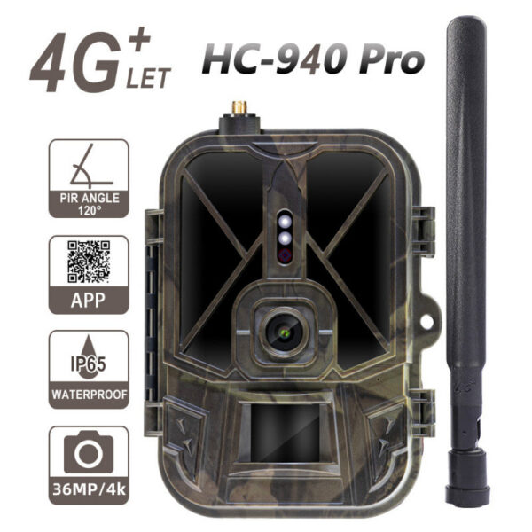 cbf7995a5b898985 4G 4K 36MP Wildlife APP Video Photo Hunting Trail Camera Invisible IR LED Night Vision 120 Detection IP66 Waterproof Cam