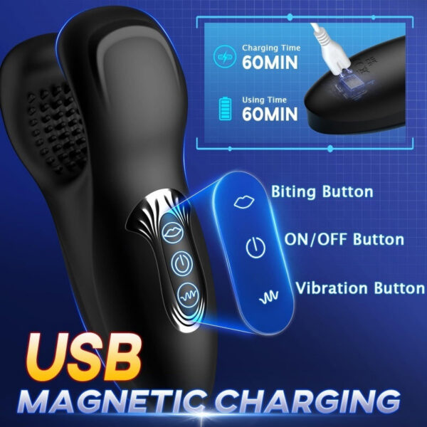 cc05254b27d04eef Trainers Massagers 10-Frequency Electric Glans Vibrators Men's Delay hines Bite Size Masturbators Sex Toys
