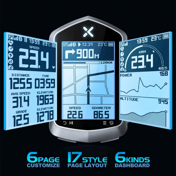 cc1a8a781249914b XOSS NAV Plus NAV2 NAV+ Bike Computer GPSBicycle Riding Cycling Map Route Navigation MTB RoadWireless Speedometer Odometer