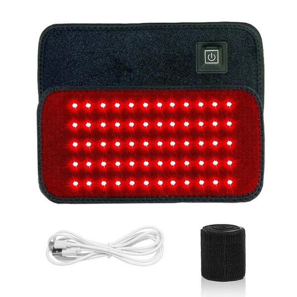 cc505c47902d1f5c 60 LEDs Red&Infrared Light Therapy Belt 850nm 660nm Back Pain Relief Burn Fat Wrap Slimming hine Waist Heat Pad Full Body