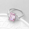 cc50b21915cadae8 OEVAS 7 Carats High Carbon Diamond Sparkling Zircon Wedding Rings For Women Top Quality 100% Sterling Sier Party Jewelry