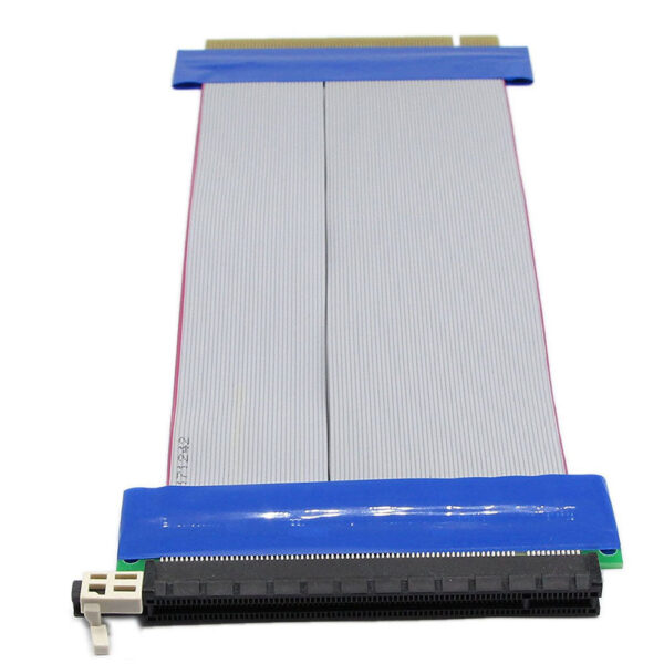 cc58739d977150cf PCI-E PCI Express 16X Riser Card Extender Flex Flexible Extension Cable for 1U 2U Small Case