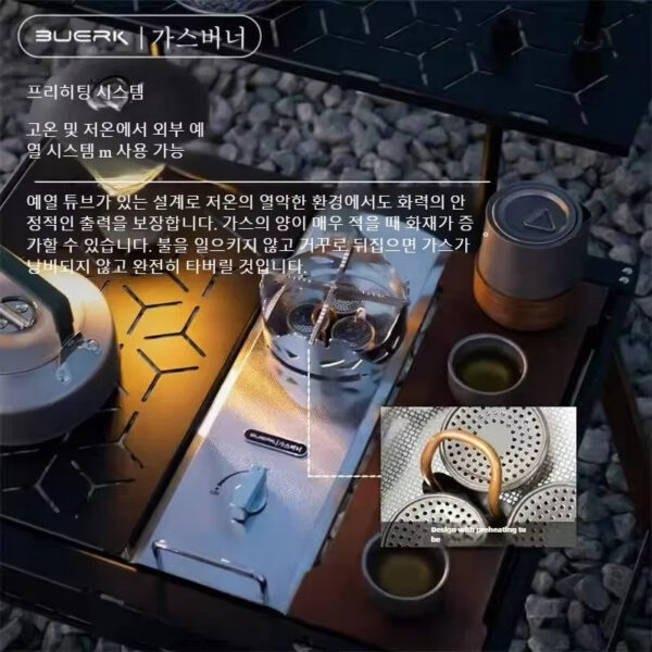 cc63bbd0a68a42d8 Half Unit IGT Stove For Igt table Outdoor Camping cooking BBQ IGT Stove With Windpoor ring, Multifunction