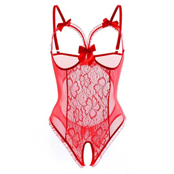 cc7206d9b67daa3a Women's Transparent Sexy Lingerie 18 Hot Lace Erotic Open Ass Breast Bodysuit Exotic Suspenders Nightdress Crotchless Underwear