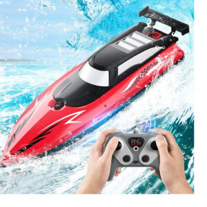 cc85c9e8f0953016 Cross-Border Electric Toy Charging 2.4G Control Boat Double Spiral Pulp High-Speed Water Remote Contr