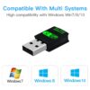 FENVI 600Mbps Bluetooth Adapter 2in1 Dongle Dual Band 2.4G 5GHz USB WiFi 5 Network Wireless Wlan Receiver DRIVER FREE
