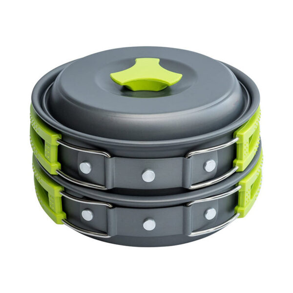 cca645e8b4581fc2 Camping Set Backpacker's Cooking Set: Portable, Durable Outdoor Cookware with Tableware and Handy Storage Bag