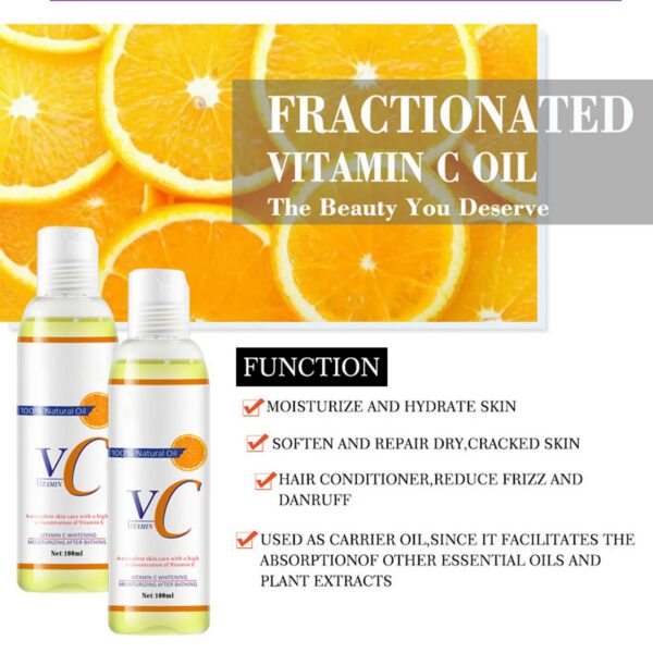 ccadc2835a08965f 100ml Body Moisturizing Essential Oil Plant Vitamin C Body Massage Oil Wrinkle Removal Anti Aging Gentle Skin Care for Men Women
