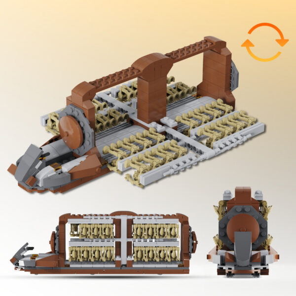 BuildMoc Space Movie War Platoon Attack Building Blocks Set hine and DestRobot Bricks Toys For Children Birthday Gifts