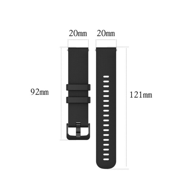 cd044054eeaf665d Silicone Band 20mm 22mm Strap Samsung Galaxy Watch Accessories Replacement for Huawei Amazfit Xiaomi Watchband