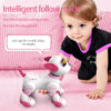 cd0c008874cc5774 Funny RC Robot Electronic Dog Stunt Dog Voice Command Programmable Touch-sense Music Song Robot Dog Pink Toys for Girls Gift