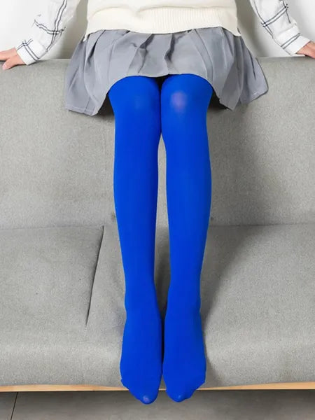 Women Socks 120D Candy Colors Women's Tight Hight Pantyhose Multicolour Veet Sexy Spring And Autumn Long Stockings