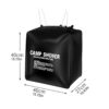 cd37785f1469d9f6 Bags 40L Head Solar Power Fast Heating Shower Camping Fishing Hiking Water Storage Bathing Bag