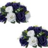 cd8167af585bc9cc NUPTIO Flower Ball Arrangement Bouquet - 2 Pcs 9.5 inch Diameter Dusty Rose Fake Flowers Roses Balls for Centerpieces Tables - Artificial Rose Arrangements for Wedding Centerpiece Table Decorations