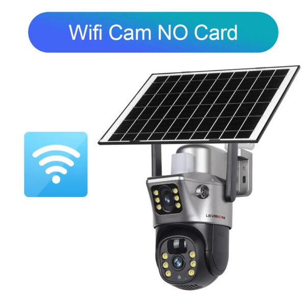 cd85f38d838d3bba LS VISION 4K 8MP Dual Screen Solar Camera Outdoor Wireless 4G/WiFi PTZ Dual Lens Security Protection Auto Tracking CCTV Cameras