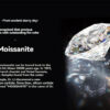 Artificial diamond moissanite metal setting is very shiny