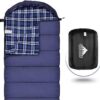 cd89768bada52837 Mcota Cotton Flannel Sleeping Bag for Adults, 100% Cotton Lining Sleeping Bag for Camping, Hiking, Backpacking Travel, Lightweight & Portable,3-4 Season Warm Weather Use