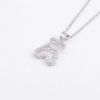 cd8ac2e8f89d8a4d Sterling Sier CZ Diamond Teddy Bear Necklaces For Women Hollow Cute Cartoon Pendants Kids Girl Fine Jewelry