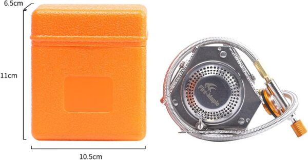 cd8ddf4e1f8d2584 Fire-Maple FMS-105 Portable Camping Gas Stove | 3000W Mini Portable Backpacking Cooking Burner with Piezo Ignition | Outdoor Hiking Trekking Fishing