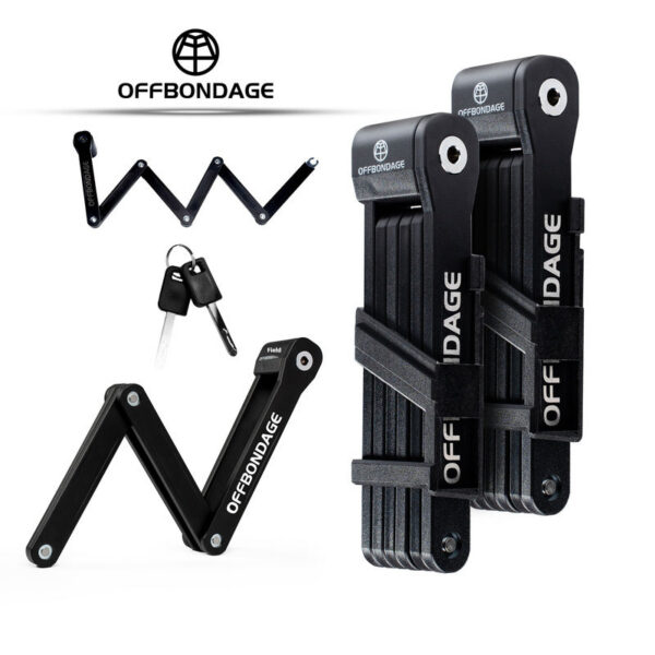 OFFBONDAGE Foldable Bike MTB Road Fold Lock High Security Anti-Theft Scooter Electric E-Bike Bicycle Accessories