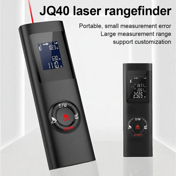 Mini Distance Meter 40M 60M Measure Infrared Rangefinder USB Rechargeable Portable Handheld Laser Range Finder Tape