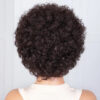 cdd7918764396df1 Pixie Short Afro Bob Human With Bangs For Women Brazilian Remy Hair Wear and Go Natural Brown Kinky Curly Wigs