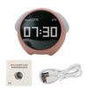 cdf158fc296b93cf Night Cute Expression Child Alarm Clock Voice Controlled Light Multifunctional For Home Thermometer