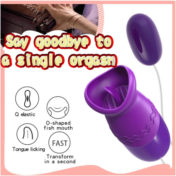 cdf9225e53161e61 Tongue Oral Licking Bullet Vibrator USB Vibrating Egg G-spot Vagina Ball Massage Clitoris Stimulator Toys for Women Sex Shop