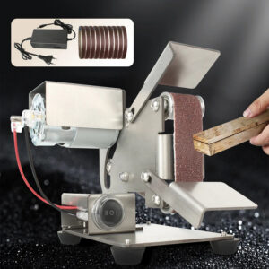 TUNGFULL Mini Belt Grinding Machine Tool Sharpening Machine Sanding Grinding Electric Sander Home Diy Polisher Machine