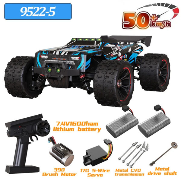 ce10df2ad09c9ed8 9522PRO 85KM/H High-speed RC Car Brushless Four-wheel Drive Off-road Drift 1:16 Professional Racing Car 9522 50KM/H Boy's Toy