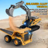 ce19e4287ab25fd0 RC Excavator Dumper Car 2.4G Remote Control Engineering Vehicle Crawler Truck Bulldozer Toys for Boys Kids Christmas Gifts