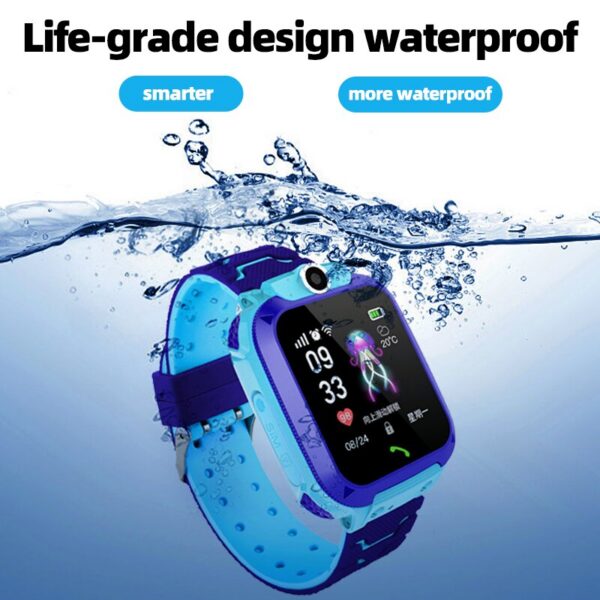 ce216d3b915acd81 Q12 Kids Smart 2G Call Phone Watch Waterproof Mother Children GPS Monitor Boy Girls SOS Child Sports Digital Watches Tracker