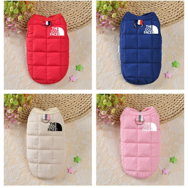Pet Clothes Winter Cotton Dogs Vest Coats Plus Warm For Small Medium Dog Clothing Puppy French Bulldog Chihuahua Perro