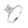 ce2a440f3315ccef Vinregem Crushed Ice Cut 6*8 MM Lab Sapphire Gemstone 18K Gold Plated 925 Sterling Silver Engagement Ring for Women Jewelry Gift