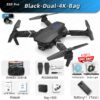ce3f5ca824252fae New E88Pro Mini Drone 4K Professinal Wide Angle Dual HD Camera Foldable RC Helicopter WIFI FPV Height Hold Apron LED Sell
