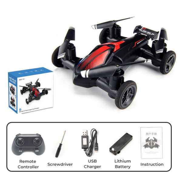 ce5cf0625e0f3e42 JJRC H103 Land-Air Mini Drone Car Dual-Mode Remote Control Quadcopter Headless Altitude Hold 360° Flip RC Toy Gift for Kids