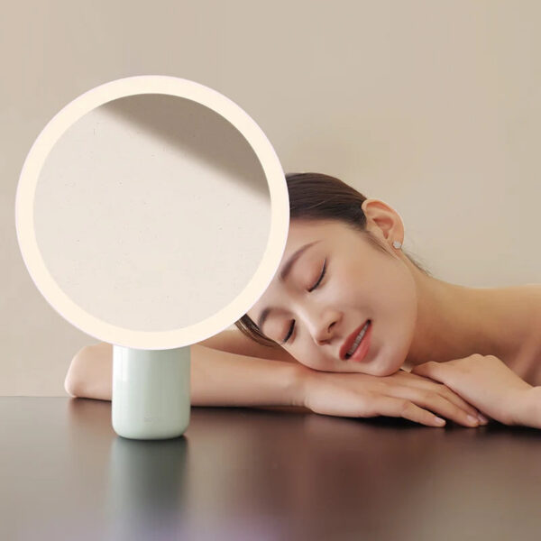 ce655ca984193ea6 DOCO Table Makeup Mirror LED Light Stepless Dimmer Ultra Clear Beauty Chinoiserie Classical Lovely High Quality Gift