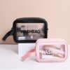 ce6e19f6def02040 Women Portable Travel Wash Bag Female Transparent Waterproof Makeup Storage Pouch Large Capacity Cosmetic Organizer Beauty Case