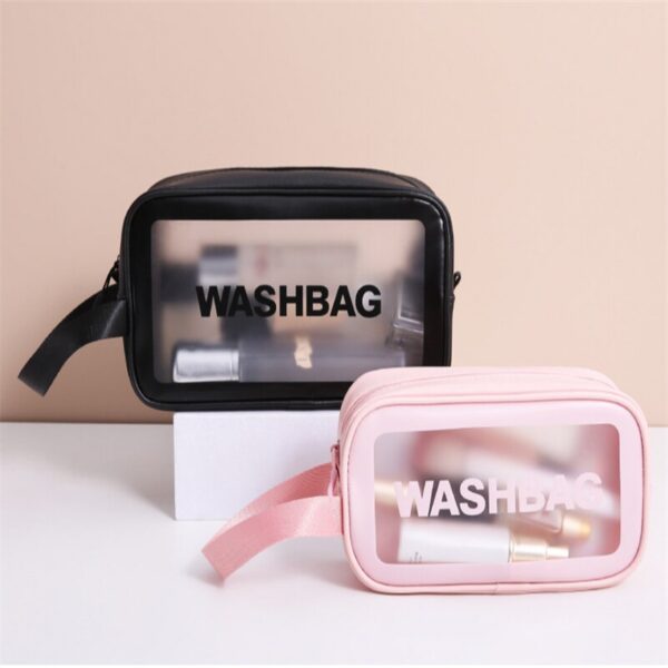 ce6e19f6def02040 Women Portable Travel Wash Bag Female Transparent Waterproof Makeup Storage Pouch Large Capacity Cosmetic Organizer Beauty Case